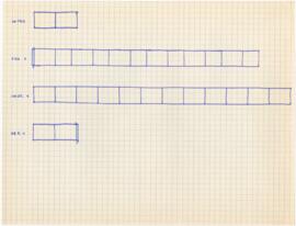 Esquema em branco da estrutura da canção "Venham Mais Cinco"