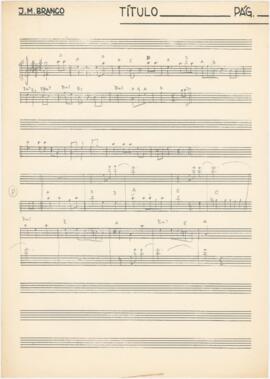 Partitura e cifras da canção "Otelo 5 estrelas"