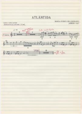 Parte de flauta 1 da canção "Atlântida"