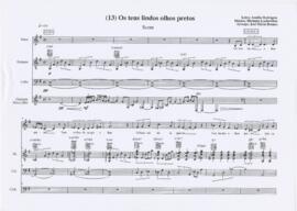 (13) Os teus lindos olhos pretos