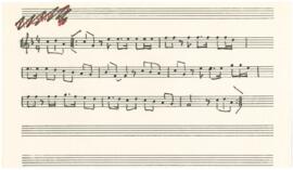 Partitura da canção "Arrocachula"