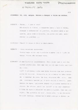 Guião e letra de canção