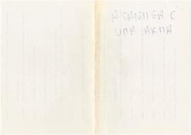 A cantiga é uma arma