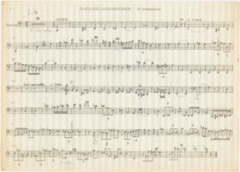 Parte de violoncelo do 2º andamento de "Fantaisie Languedocienne"