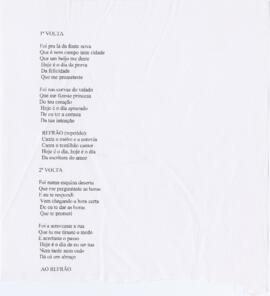 Letra de canção