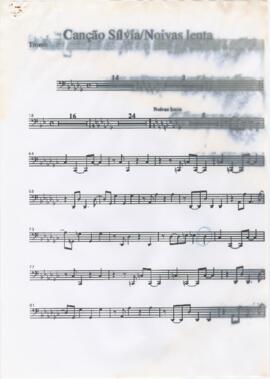 Parte de trombone de "Coração Sílvia / Noivas lenta"
