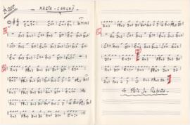 Cifras para baixo da canção "Maria-Canção"