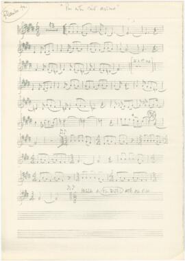 Parte de flauta transversal da canção "Por este rio acima"