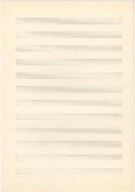 Folha de partitura em branco