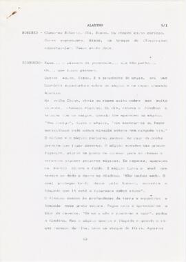 Guião e letra de canção