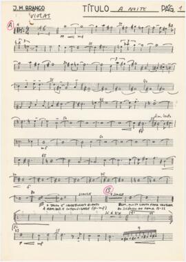 Parte de violas de "A Noite"