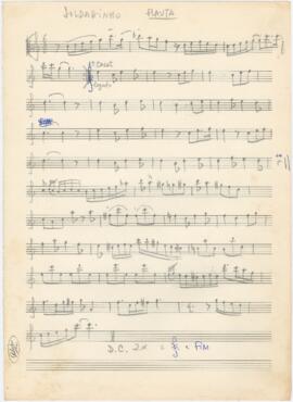 Parte de flauta da canção "Ronda do soldadinho"