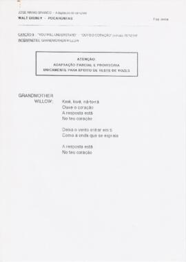 Adaptação da letra da canção "You Will Understand"