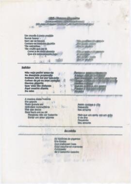 Letra da canção "Amor gigante"