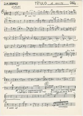 Parte de violas de "A Noite"