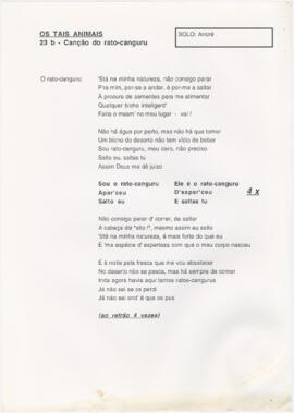 23 b - Canção do rato-canguru