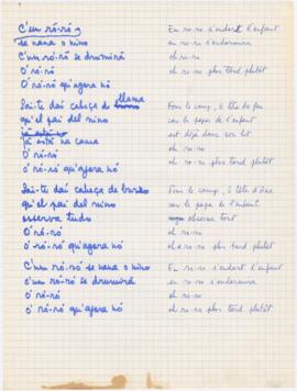 Letra da canção "Ró-ró" + tradução