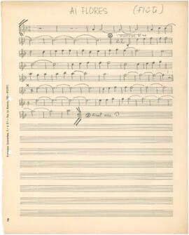 Parte de flauta da canção "Ai Flores do Verde Pinho"