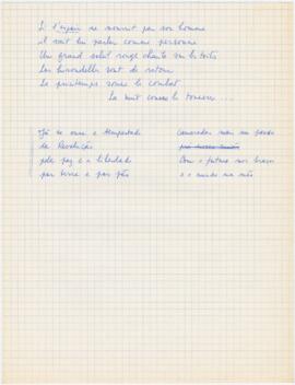 Excerto da letra de "La nouvelle génération"