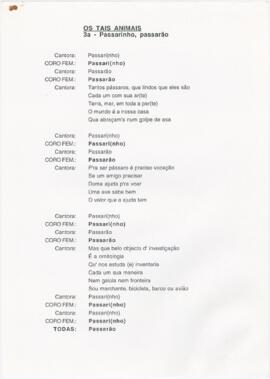 3a - Passarinho, passarão