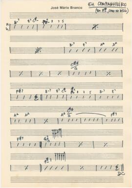 Cifras da canção "Eh Companheiro"