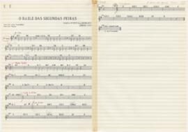 Cifras para piano da canção "O baile das segundas-feiras"