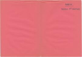 Radim - Textos pª cantar