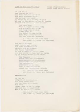 Tradução da letra da canção "Cantiga para pedir dois tostões"