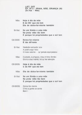 Ep. 44 - Praia, mãe, criança (III)