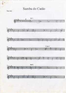 Parte de saxofone tenor de "Samba do Catão"