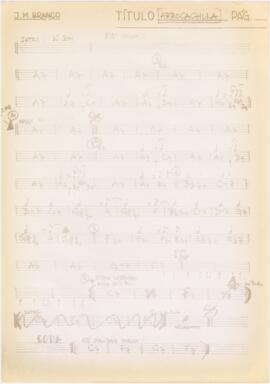 Cifras da canção "Arrocachula"