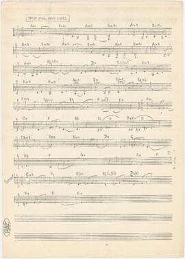 Partituras e cifras da canção "Treze anos, nove meses"