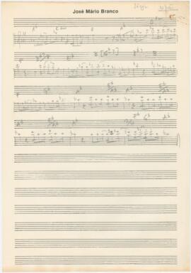 Partitura e cifras da canção "As Armas do Amor"