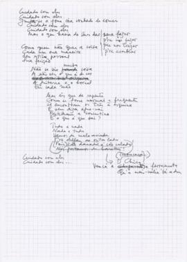 Letra da canção "Cuidado com eles"