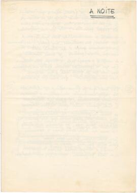 Letra da canção "A Noite"