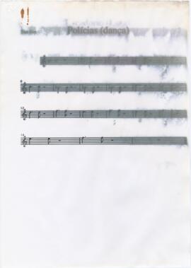 Parte de saxofone tenor de "Polícias (dança)"