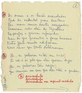 Letra da canção "Arrocachula"