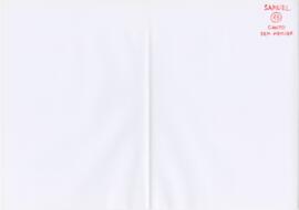 Samuel 13 Canto sem abrigo