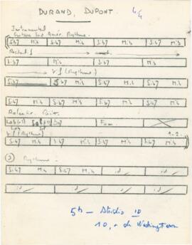 Cifras para guitarra da canção "Durand Dupont"