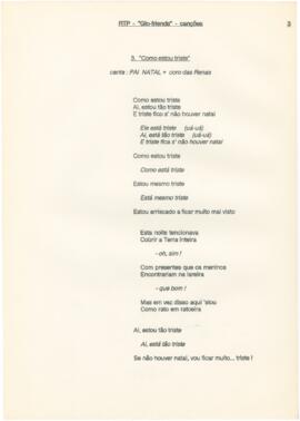 Letra da canção "Como estou triste"