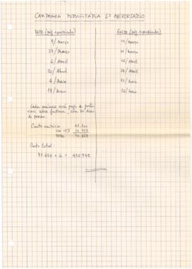 Campanha publicitária 5º aniversário