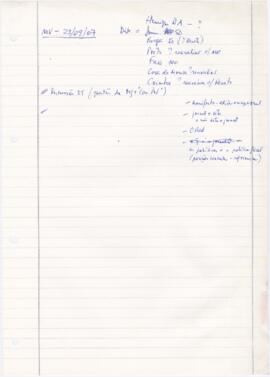 Apontamentos de reunião do "Mudar de Vida"