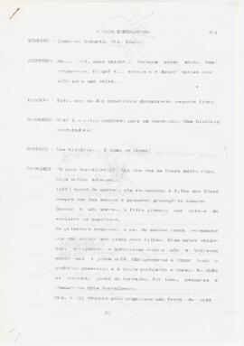 Guião e letra de canção