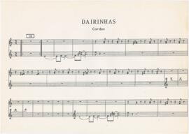 Parte de cordas da canção "Dairinhas"