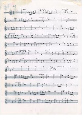 Parte de violino de "Alma Herida (Bolero)"