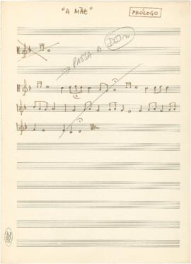 Partitura de "Prólogo"