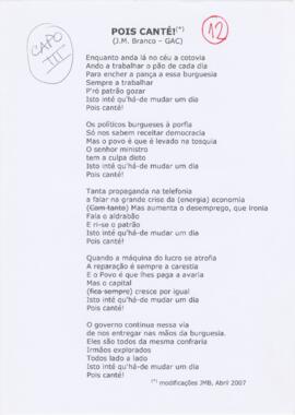 Pois Canté!