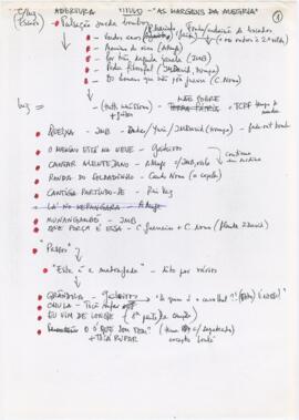 Apontamentos diversos + alinhamento