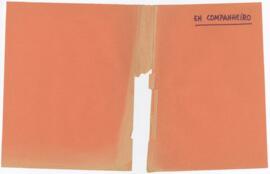 Capa de pasta com o título da canção "Eh! Companheiro"