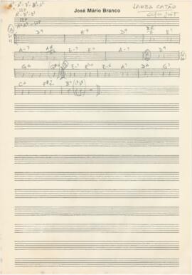Cifras para guitarra de "Samba do Catão"